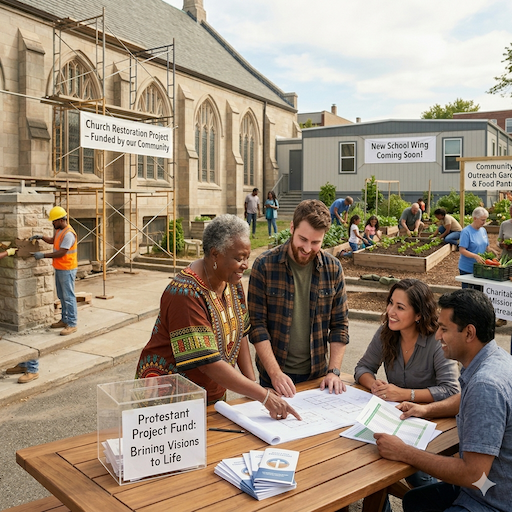 Sample Protestant fundraising project page